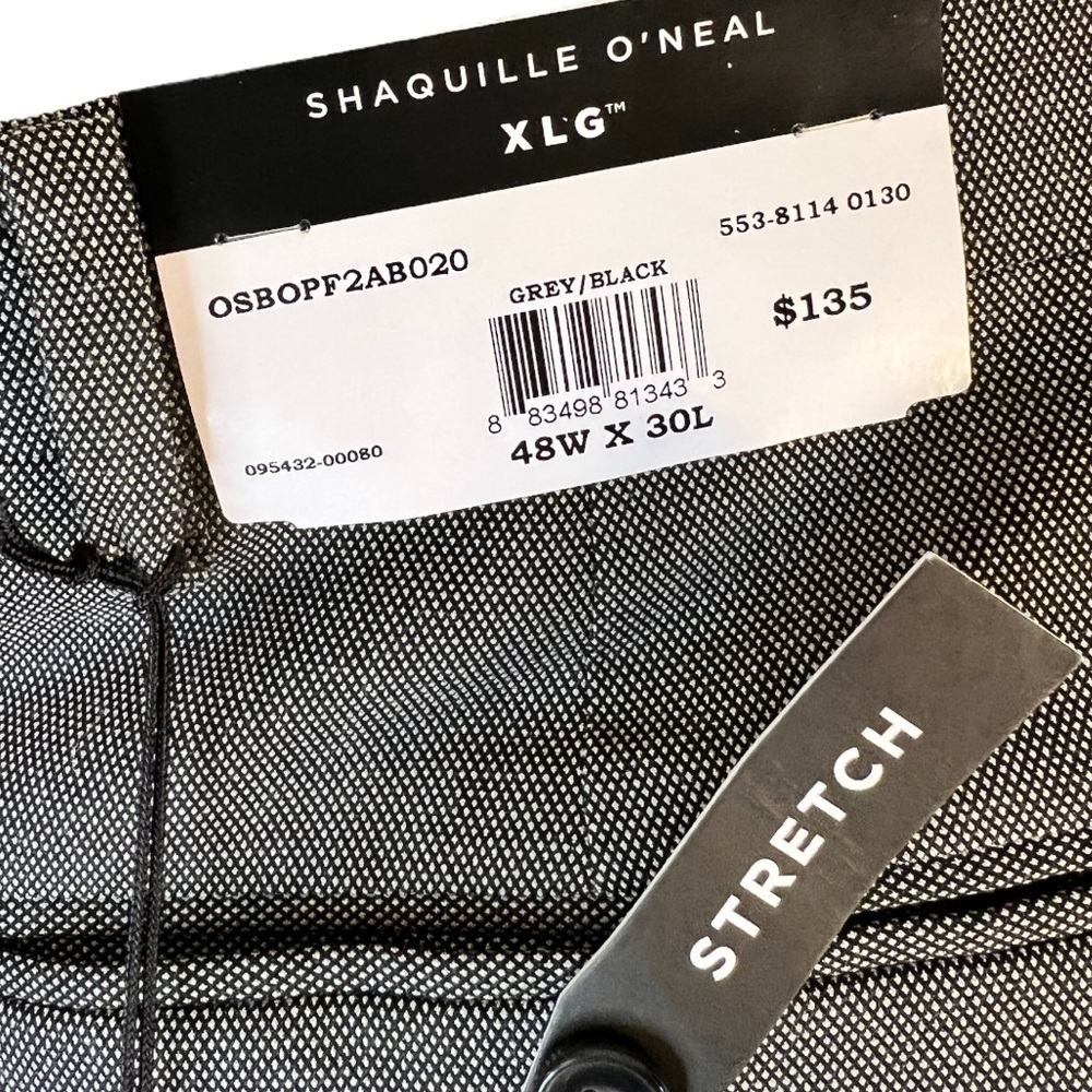 Shaquille O’Neal XLG Dressy Suit Pants 48 x 30 Str